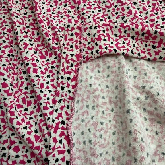 Diane von Furstenberg Julian Mini Wrap Sleeveless Dress | Pink/White/Black | 6 - Picture 5 of 10